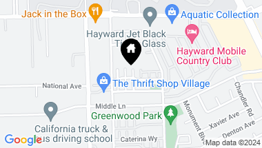 Map of 1591 Sylvia Street, Hayward CA, 94545