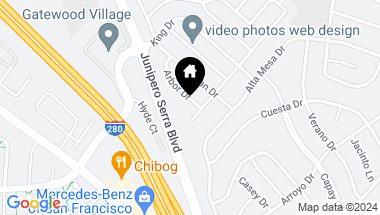Map of 323 Arbor Drive, South San Francisco CA, 94080