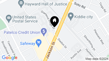 Map of 78 Crossing Court, Hayward CA, 94544