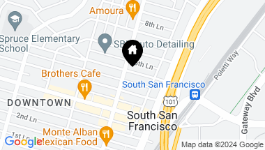 Map of 231 Lux Avenue, South San Francisco CA, 94080