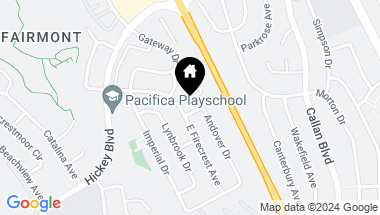 Map of 387 Andover Drive, Pacifica CA, 94044