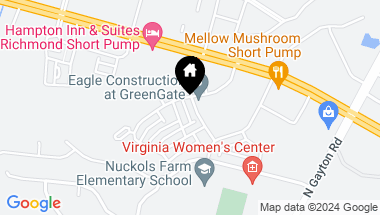 Map of 345 Becklow Ave, Henrico VA, 23233