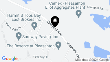 Map of 1012 Shotwell Ct, Pleasanton CA, 94566