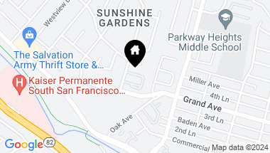 Map of 834 Marcie Circle, South San Francisco CA, 94080