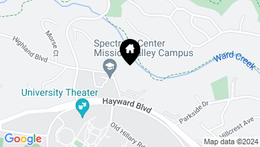 Map of 25730 University Court, Hayward CA, 94542
