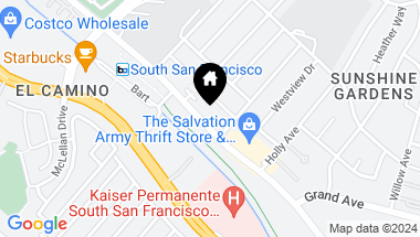 Map of 1218 Mission Road, South San Francisco CA, 94080