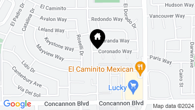 Map of 923 Coronado Way, Livermore CA, 94550