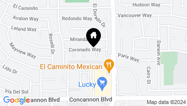 Map of 1061 Coronado Ct, Livermore CA, 94550