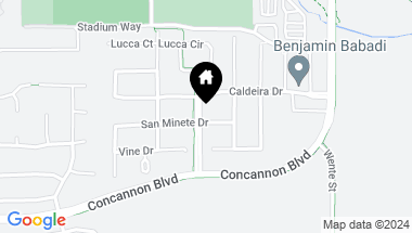 Map of 3020 San Minete Drive, Livermore CA, 94550