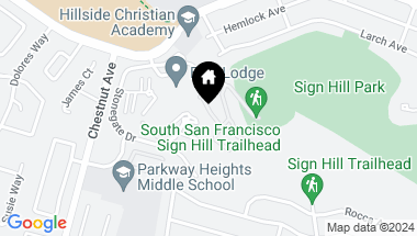 Map of 109 Sonja Road, South San Francisco CA, 94080