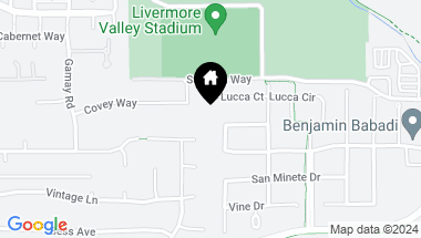 Map of 2701 Vernazza Drive, Livermore CA, 94550
