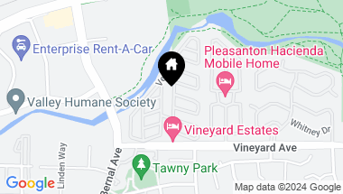 Map of 3263 Vineyard Ave # 197 Unit: SP 197, Pleasanton CA, 94566
