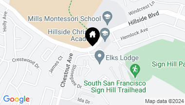 Map of 806 La Montagne Place, South San Francisco CA, 94080