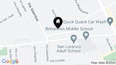 Map of 897 Hacienda Ave, San Lorenzo CA, 94580
