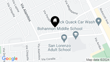 Map of 841 Hacienda Avenue, San Lorenzo CA, 94580