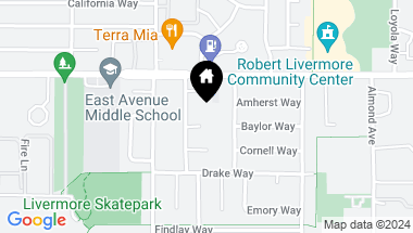 Map of 1118 Tulane Court, Livermore CA, 94550