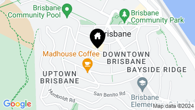 Map of 213 Visitacion Avenue, Brisbane CA, 94005