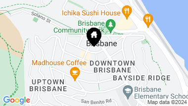 Map of 0 N Mariposa Avenue, Brisbane CA, 94005