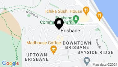 Map of 50 N Visitacion Avenue N, Brisbane CA, 94005