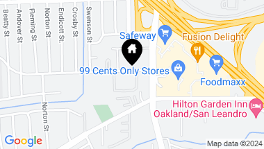 Map of 650 Fargo Ave # 3, San Leandro CA, 94579