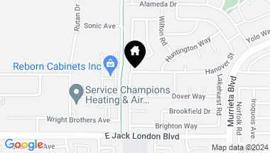 Map of 417 Hanover St, Livermore CA, 94551
