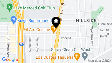 Map of 7198 Mission Street, Daly City CA, 94014