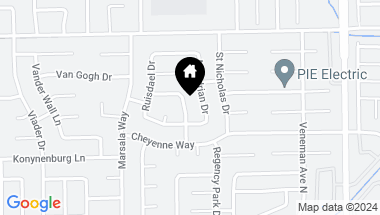 Map of 3816 Vermeer Drive, Modesto CA, 95356