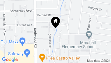 Map of 4064 Stevens St, Castro Valley CA, 94546