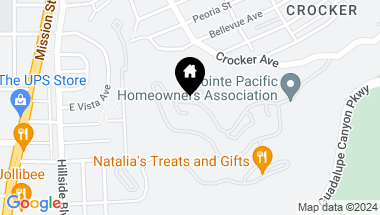 Map of 551 Pointe Pacific Drive # 1104, Daly City CA, 94014