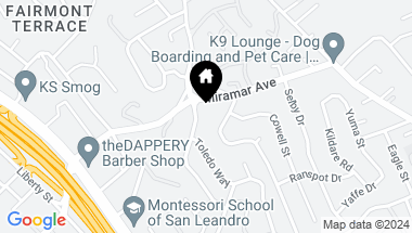 Map of 2505 Miramar Ave # 137, Castro Valley CA, 94546
