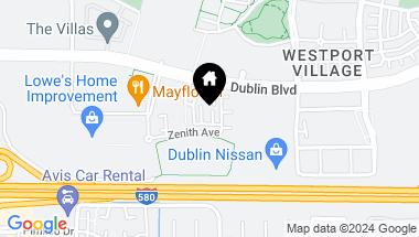 Map of 3455 Vertex Way, Dublin CA, 94568