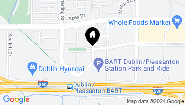 Map of 7115 Lembert Hills Drive, Dublin CA, 94568