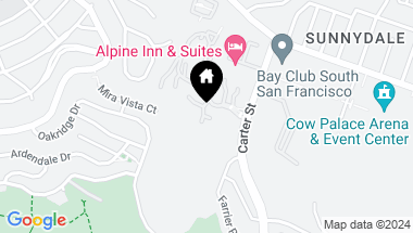 Map of 101 Oak Court, Daly City CA, 94014