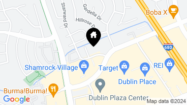Map of 7323 Starward Drive # 14 Unit: #14, Dublin CA, 94568
