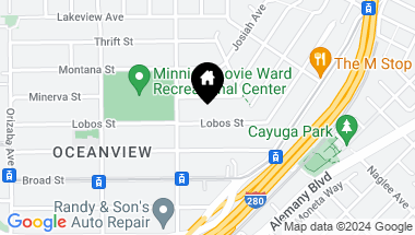 Map of 66 Lobos Street, San Francisco CA, 94112