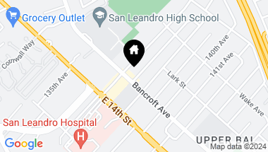 Map of 1513 137th Avenue, San Leandro CA, 94578