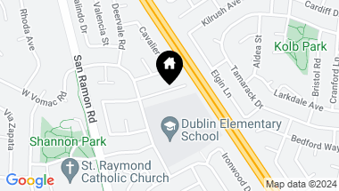 Map of 7674 Millbrook Ave, Dublin CA, 94568