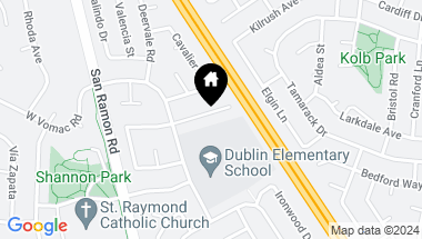 Map of 7674 Millbrook Ave, Dublin CA, 94568