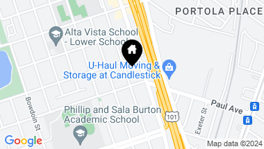 Map of 655 Girard ST, SAN FRANCISCO CA, 94134