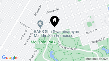 Map of 382 Madison Street, San Francisco CA, 94134
