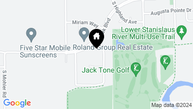 Map of 1435 Riverview Circle, Ripon CA, 95366