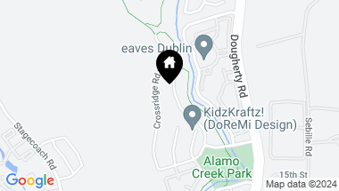 Map of 7884 Shady Creek Rd, Dublin CA, 94568