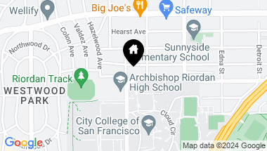 Map of 448 Judson Avenue, San Francisco CA, 94112