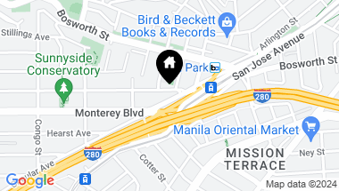 Map of 19 Joost Avenue, San Francisco CA, 94131