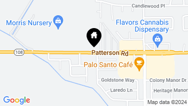 Map of 0 0 Patterson Road, Riverbank CA, 95367