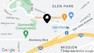 Map of 148 Chilton Avenue, San Francisco CA, 94131