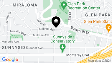 Map of 53 Stillings Avenue, San Francisco CA, 94131