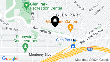 Map of 45 Chilton Avenue, San Francisco CA, 94131