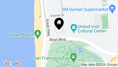 Map of 3535 Wawona Street 515, San Francisco CA, 94116