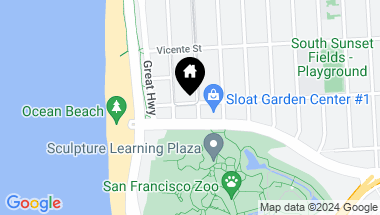 Map of 3535 Wawona Street # 414, San Francisco CA, 94116